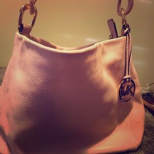 Blush Pink Leather Michael Kors Purse